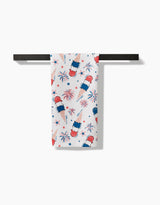 Ice Cream Celebration Geometry Tea Towel