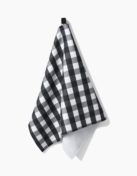 Midnight Flannel Geometry Tea Towel