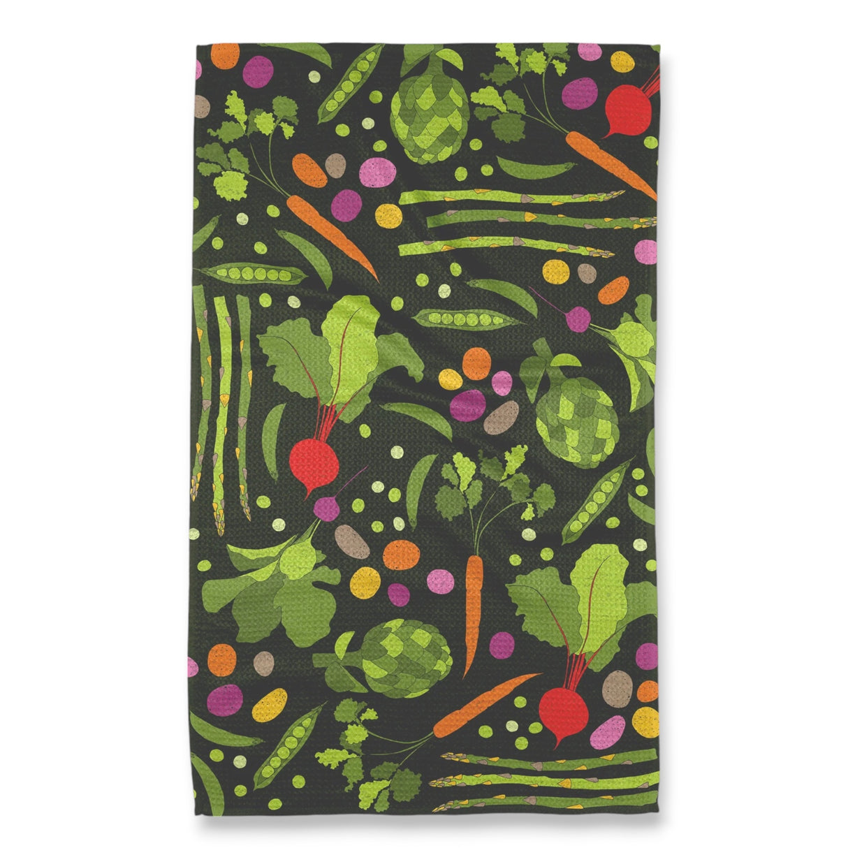 Spring Sprout Geometry Tea Towel