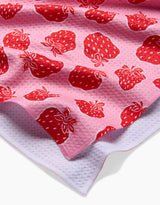 Strawberry Fields Geometry Tea Towel