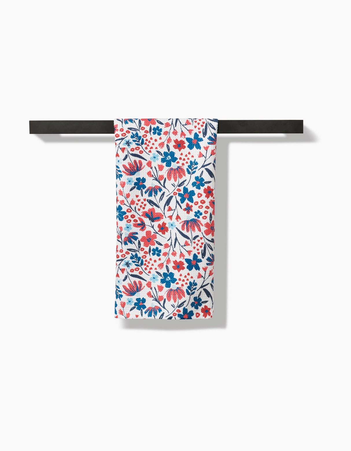 Summer Bloom Geometry Tea Towel