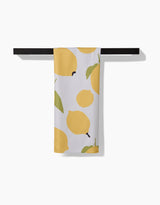 Sunny Lemons Geometry Tea Towel