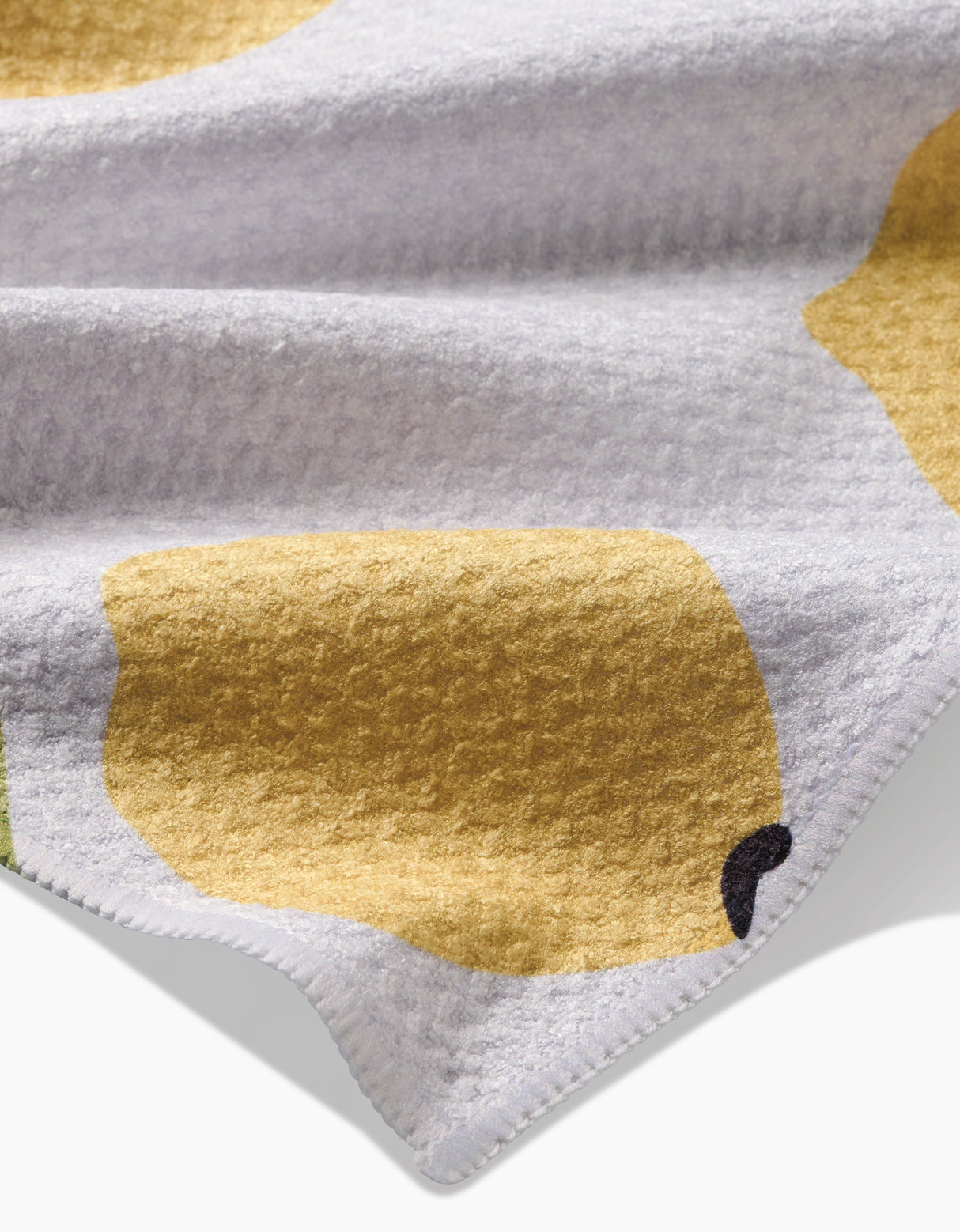 Sunny Lemons Geometry Tea Towel