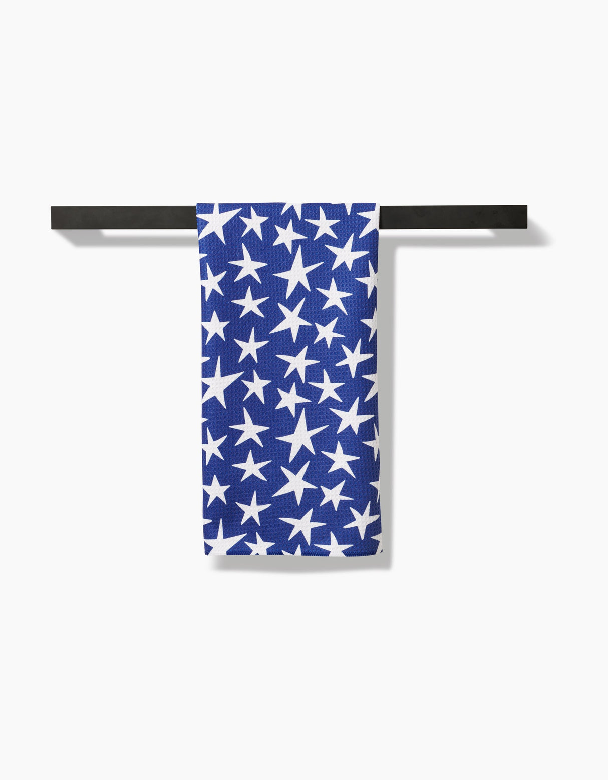 USA Stars Blue Geometry Tea Towel