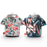 Hawaiian shirt insulated can cooler by puffin drink wear