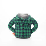 The Feller Plaid Insulated Can Cooler | Puffin Drinkwear