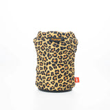 Puffy Vest Leopard Insulated Can Cooler | Puffin Drinkwear