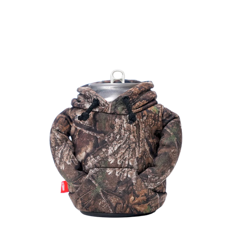 Realtree Camo Hoodie Insulated Can Cooler | Puffin Drinkwear
