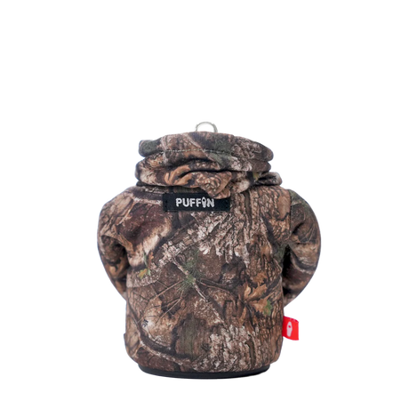 Realtree Camo Hoodie Insulated Can Cooler | Puffin Drinkwear