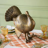 Gold Aluminum Turkey Centerpiece