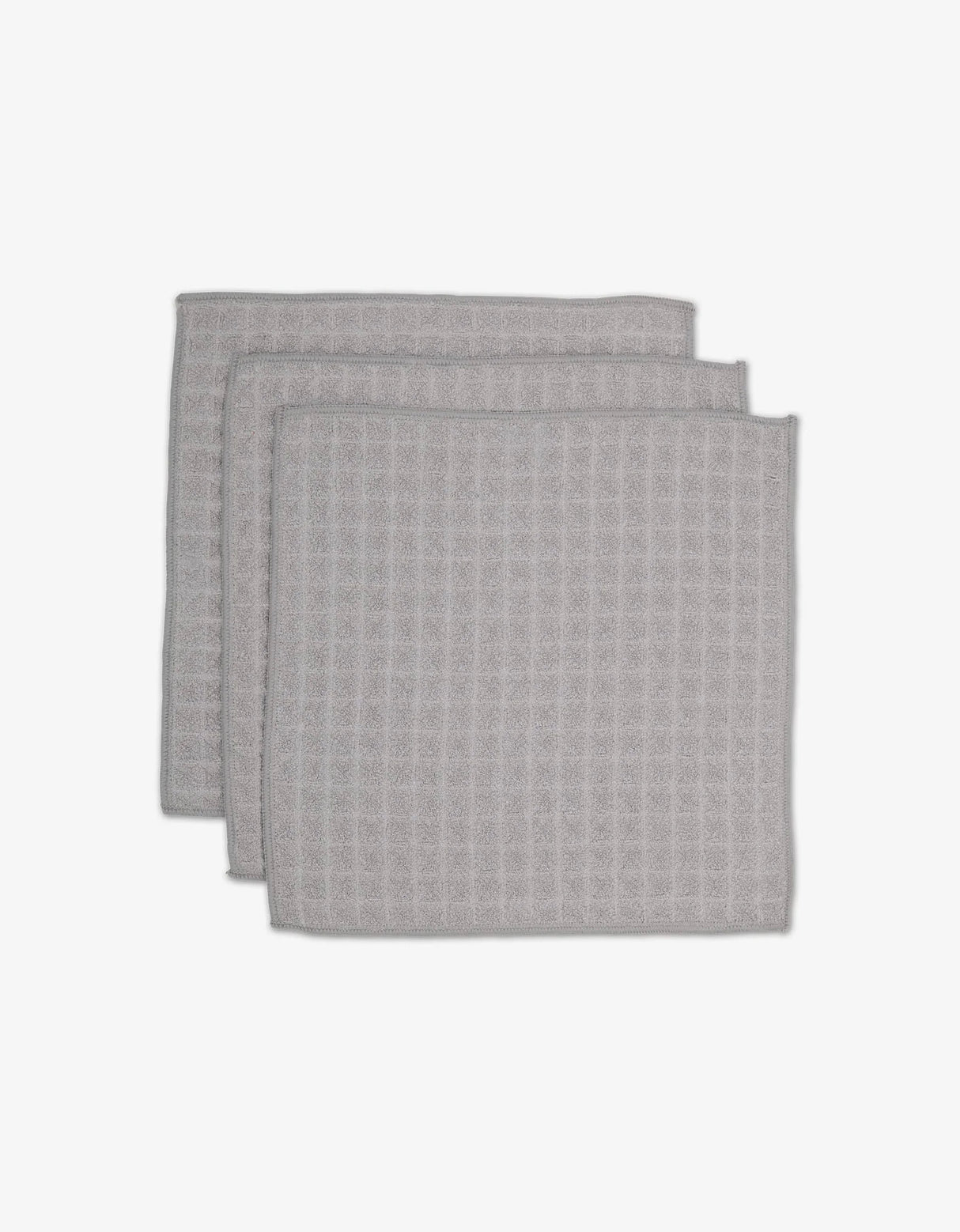Stone Waffle Geometry Bath Towel & Washcloth