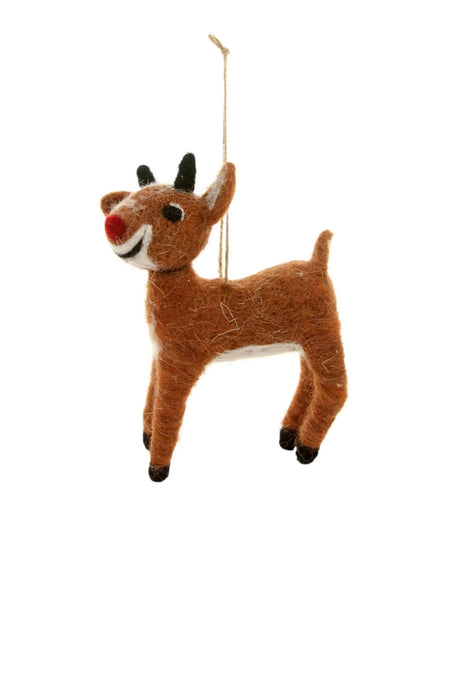 Rudolph Wool Felt Ornament