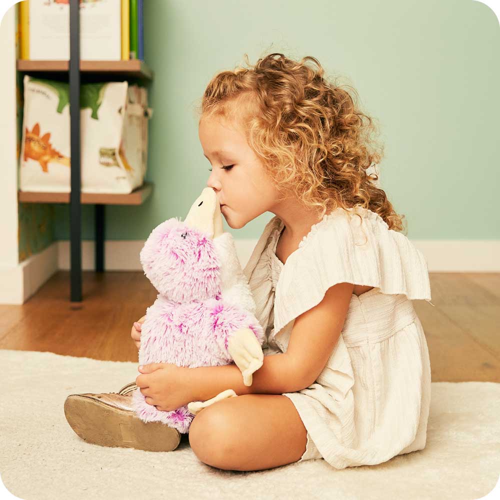 Pink Platypus Warmies Plush Animal