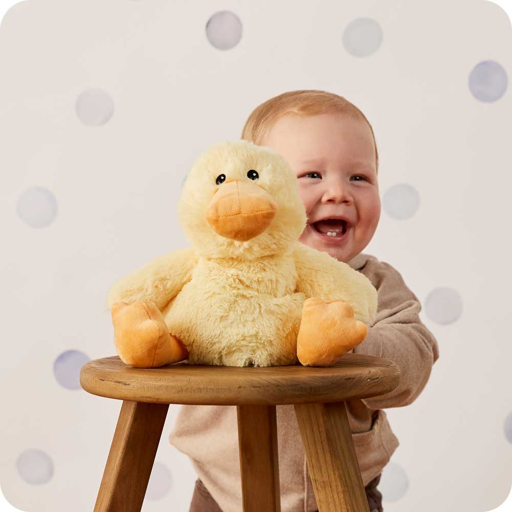 Yellow Duck Warmies Plush Animal