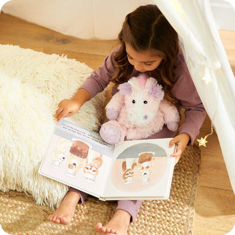 Pink Unicorn Warmies Plush Animal