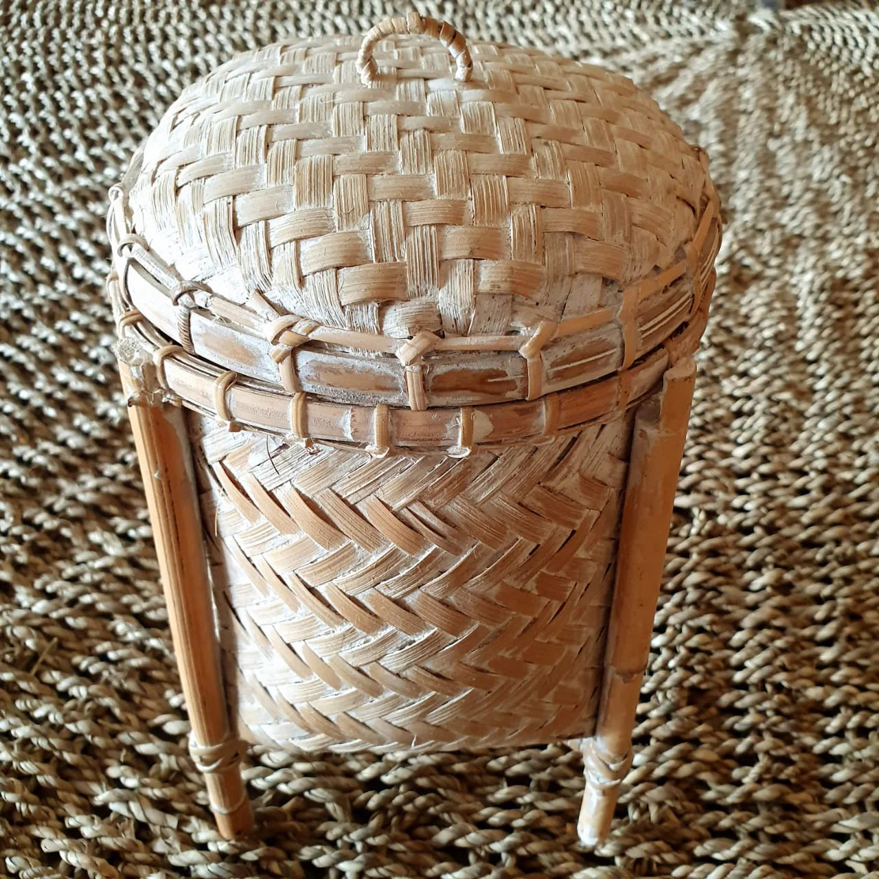 Warung Rattan Woven Trinket Basket