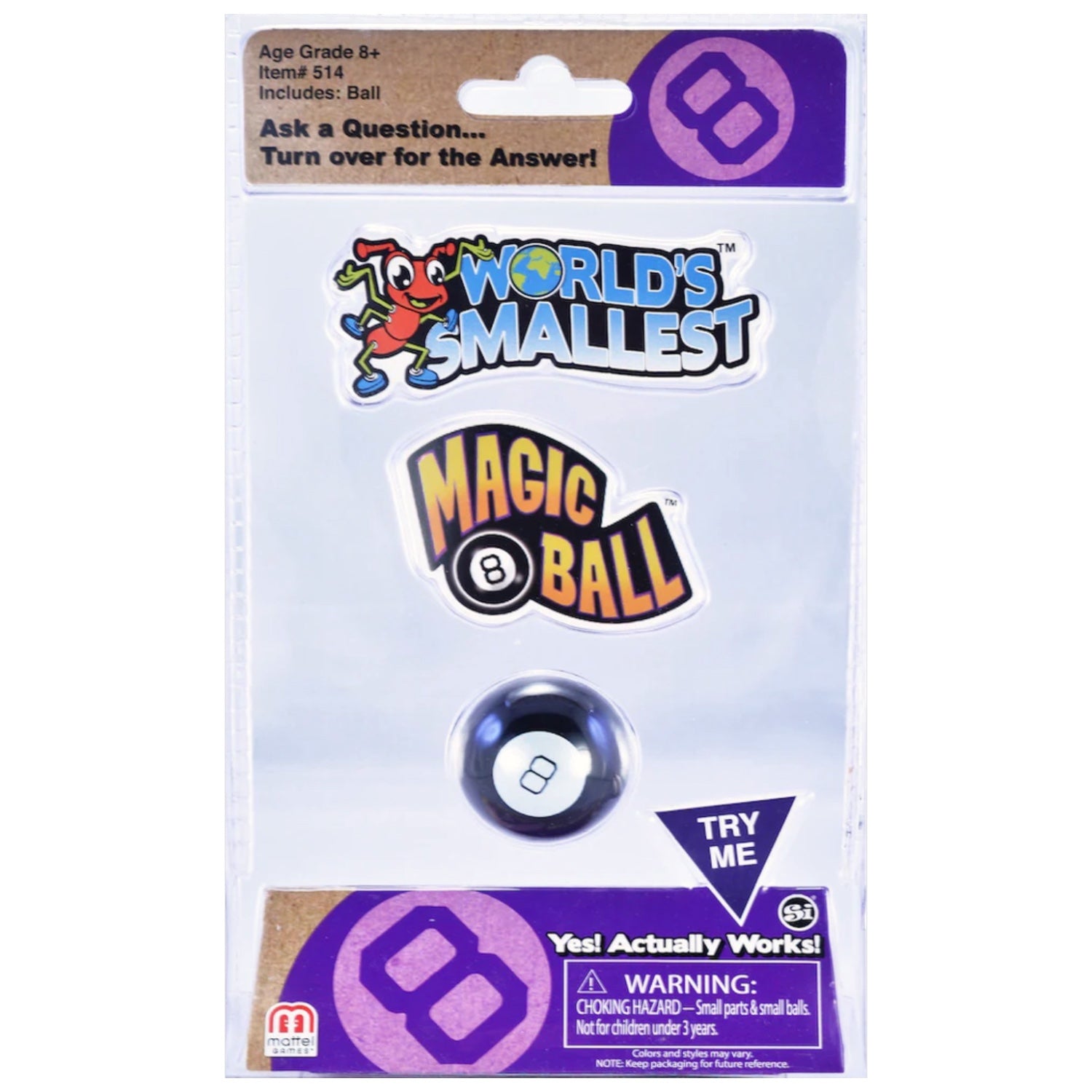 World's Smallest Magic 8 Ball