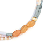 Mixed Media Beaded String Bracelet | Inspiration/Red Aventurine/Gold