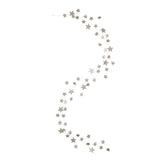 Silver Glitter Paper Star Garland