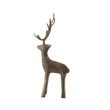 Cast Iron Standing Deer Figurines