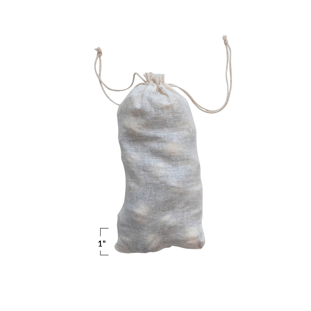 Silver Mercury Glass Ornaments in Muslin Bag | Set of 36