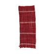 red Christmas table runner by creative co-op