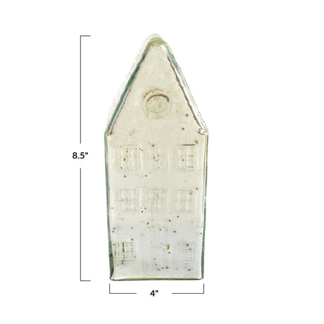 Silver Mercury Glass House |2 Sizes