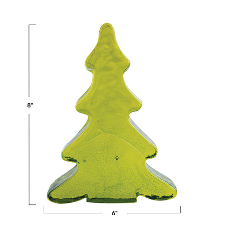 Recycled Green Glass Translucent Christmas Tree | 2 Sizes