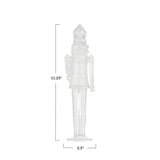 Clear Acrylic Nutcracker Figurine