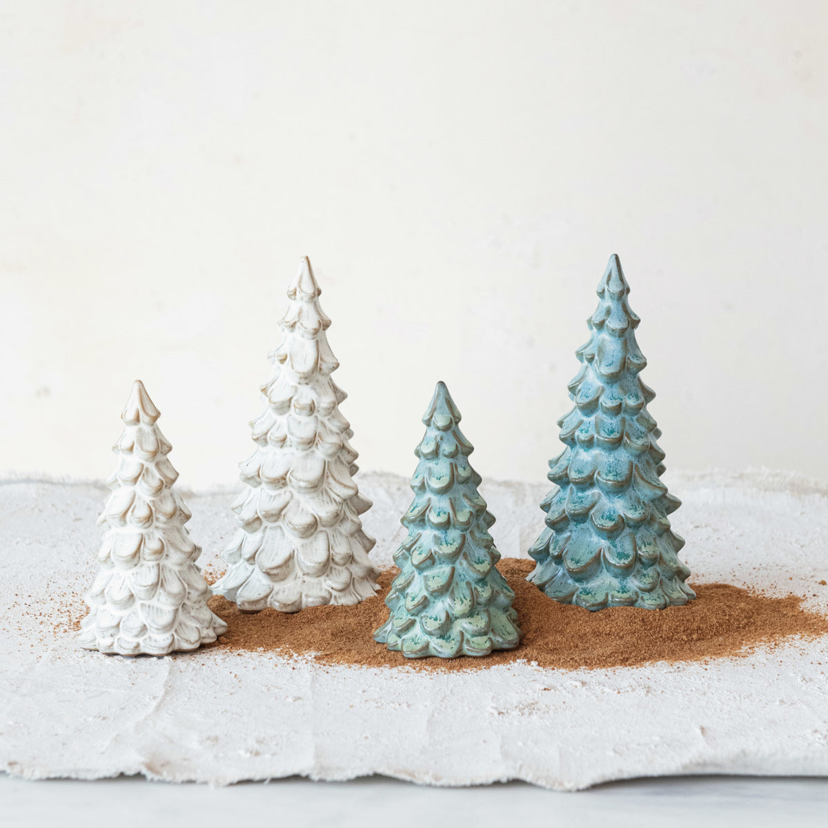 Cream Ceramic Christmas Tree