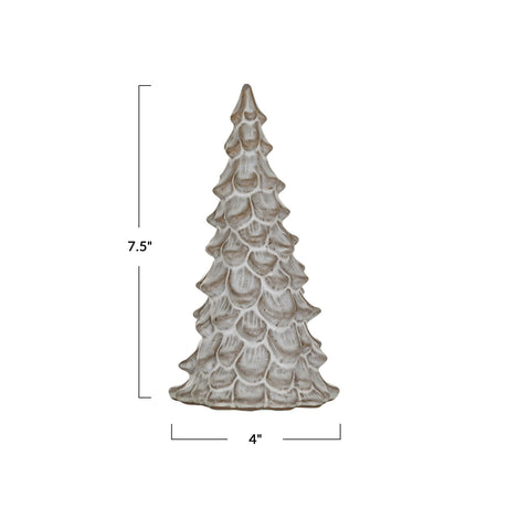 Cream Ceramic Christmas Tree