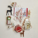 Red Ceramic Brie Baker with Wood Tree Spoon