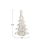 Clear Glass Christmas Trees | 2 Sizes