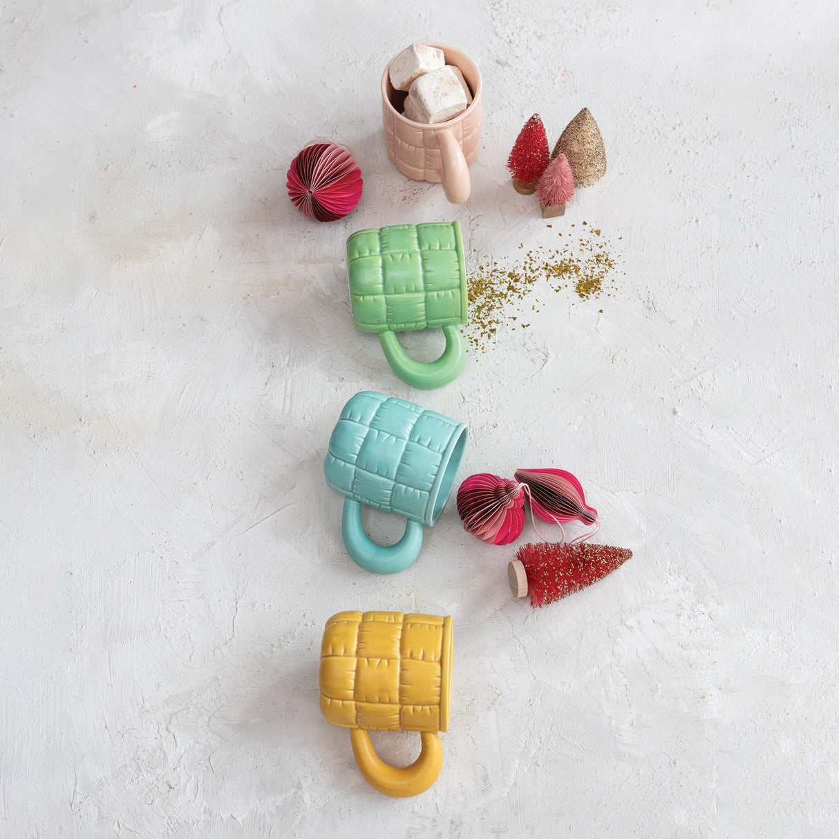 Quilted Puffer Jacket Ceramic Mug | 4 Colors
