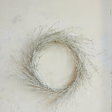 White Faux Birch Branch Wreath | 28'' Round