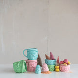 Hipster Santa in Sunglasses Ceramic Coffee Mug