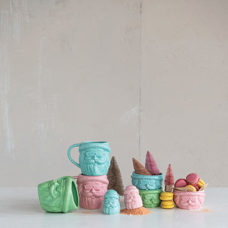 Hipster Santa in Sunglasses Ceramic Coffee Mug