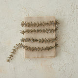 Champagne Glitter Faux Boxwood Garland