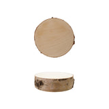 Natural Birch Wood Slice Display Risers