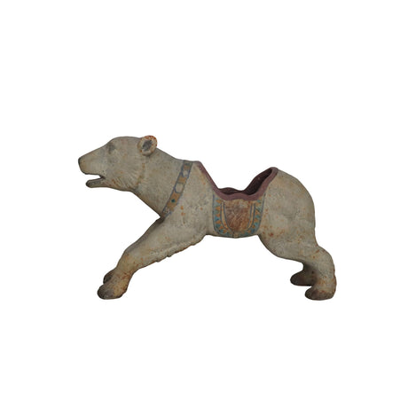 Vintage Inspired Carousel Polar Bear Container