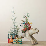 Vintage Inspired Carousel Polar Bear Container