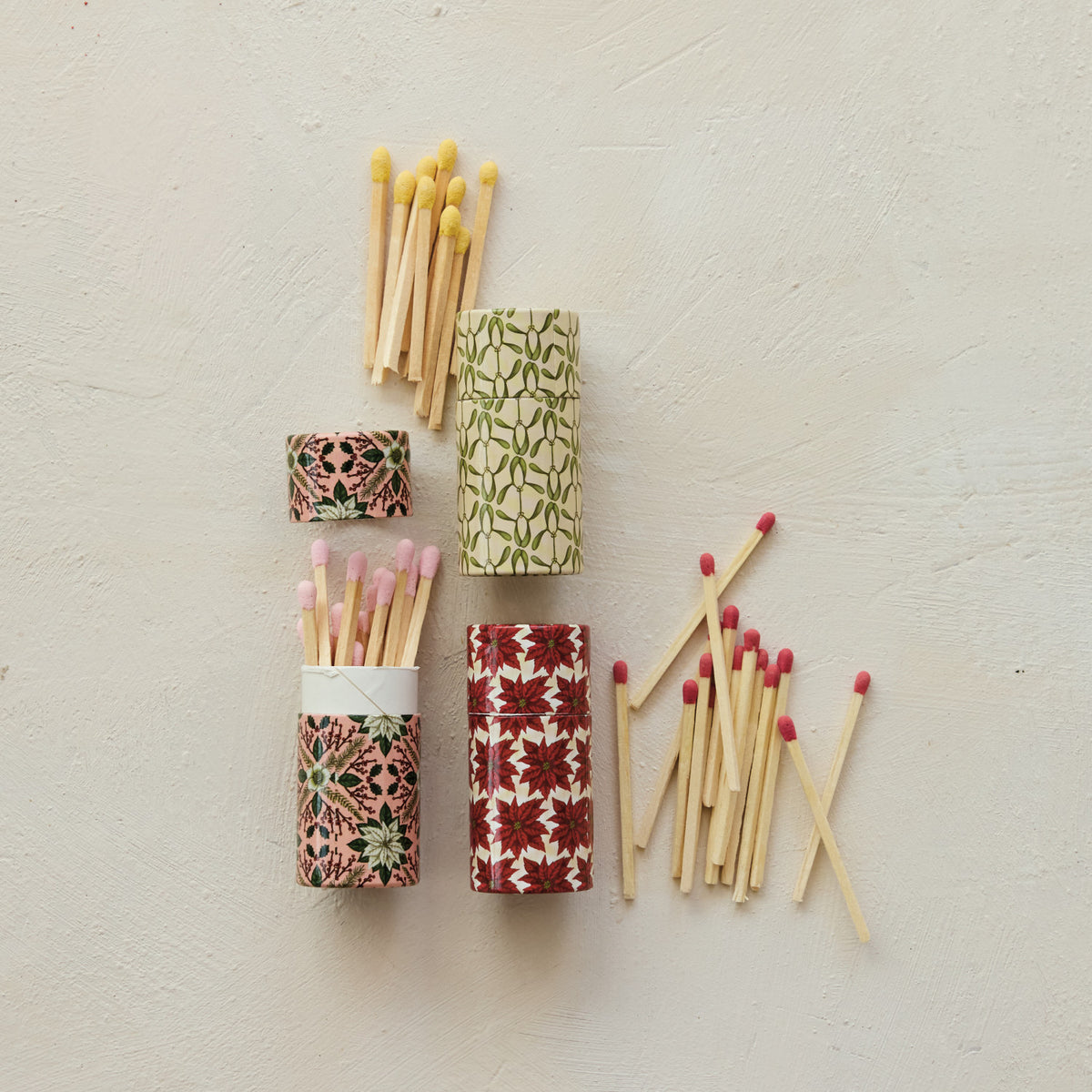 Christmas Botanical Safety Matches