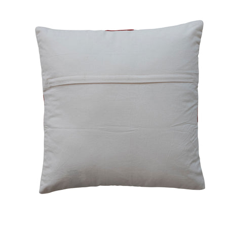 Red Bow Cotton Velvet Gift Pillow