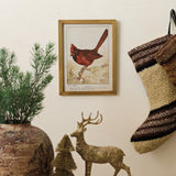 Vintage Inspired Cardinal Framed Wall Art
