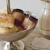 Nickel Cast Aluminum Two-Tier Serving Bowl