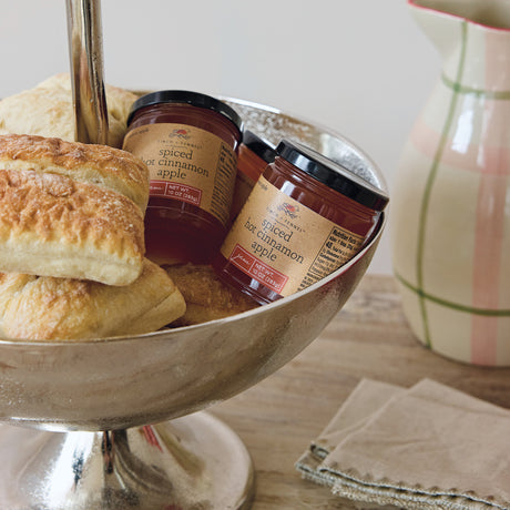Nickel Cast Aluminum Two-Tier Serving Bowl