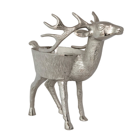Cast Aluminum Deer Serving Container