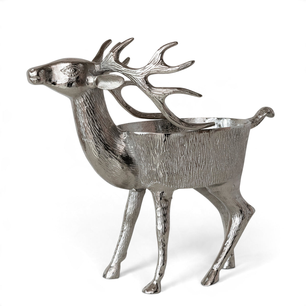 Cast Aluminum Deer Serving Container