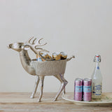 Cast Aluminum Deer Serving Container