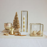 Gold Metal & Glass Display Box